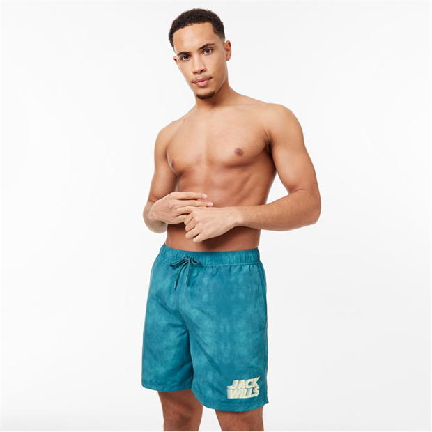 Jack Wills Uneven Dye Swim Shorts