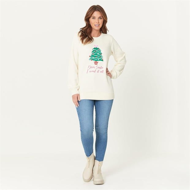 Be You You Christmas Slogan Sweatshirt