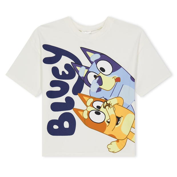 Character Bluey Drop Shoulder Jersey T-shirt