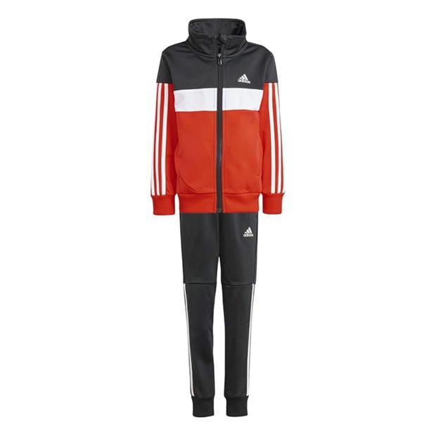 adidas Tiberio 3-Stripes Colorblock Shiny Track Suit Kids