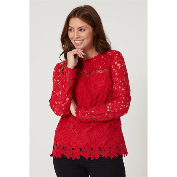 Be You Long Sleeve Lace Top