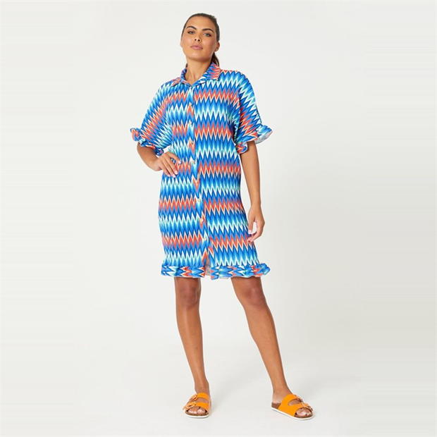 Be You Pleated Frill Dress