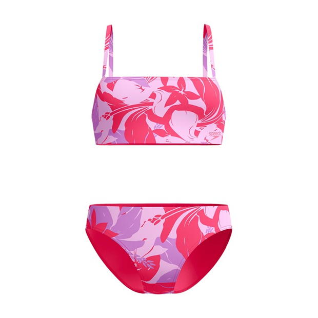 Speedo Womens Printed Adjustable Thinstrap 2 Piece