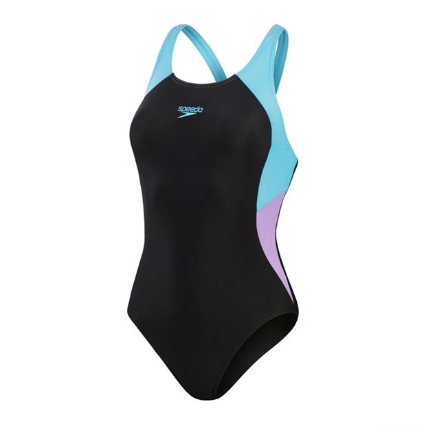 Speedo Colourblock Splice Muscleback Womens