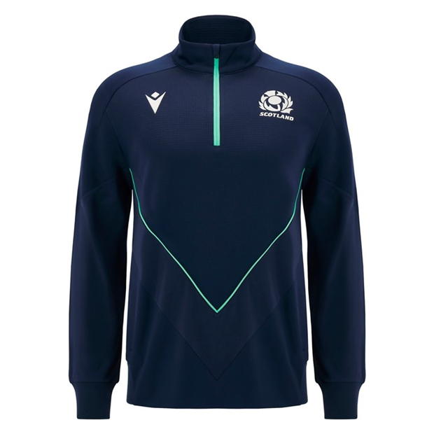 Macron Scotland Rugby Union Quarter-Zip Fleece 2024 Adult