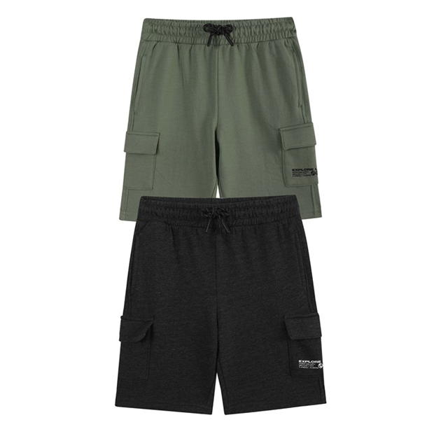 Studio Younger Boys 2 Pack Utility Shorts