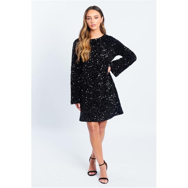 Be You Sequin Bow Dress