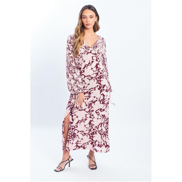 Be You V-Neck Midaxi Dress