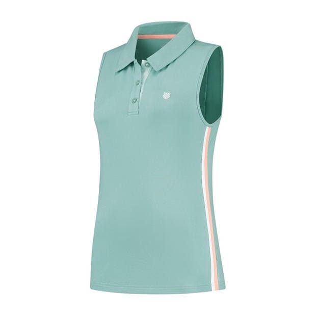 K Swiss Sleeveless Performance Polo Shirt Womens