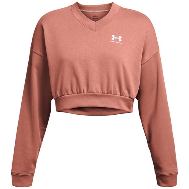 Under Armour Armour Ua Rival Terry Os Crop Crw Sweatshirt Womens