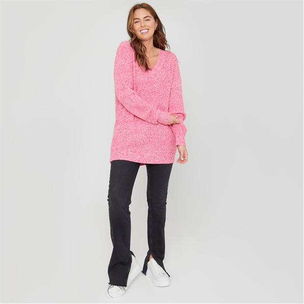 Be You You Cosy V Neck Stretch Jumper Ld00