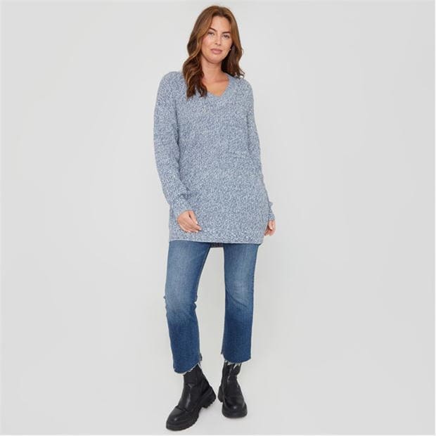 Be You You Cosy V Neck Stretch Jumper Ld00