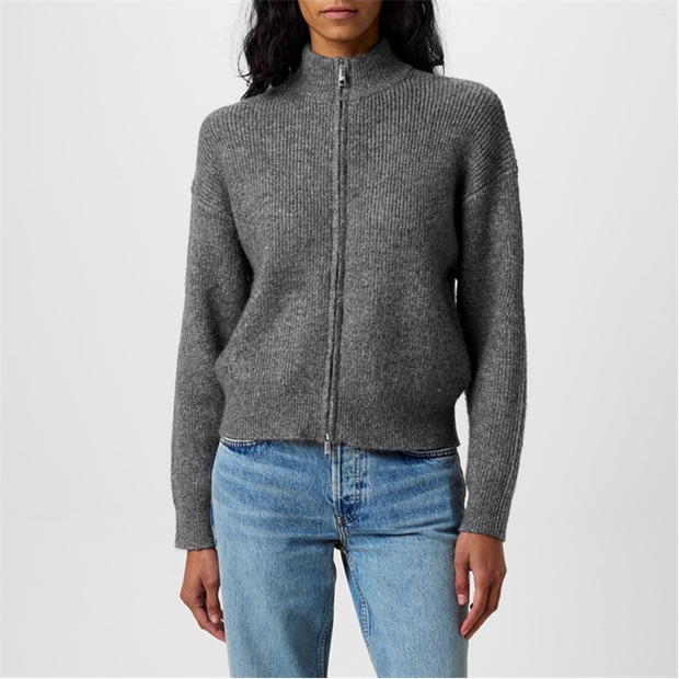 Jack Wills High Neck Zip Through Jumper