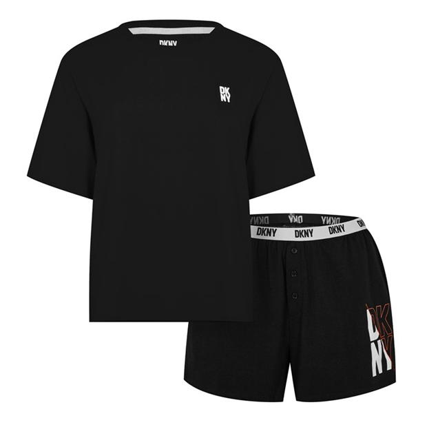 DKNY Short Sleeve Top and Boxer Set