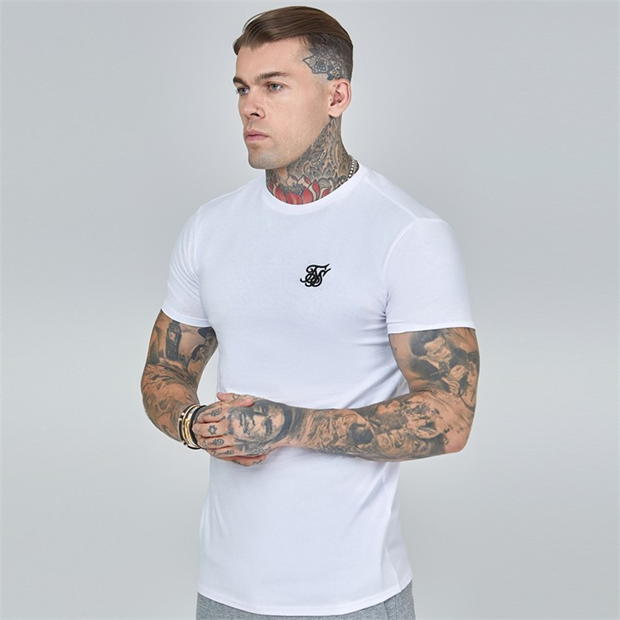 SikSilk Muscle Fit T-Shirt Mens