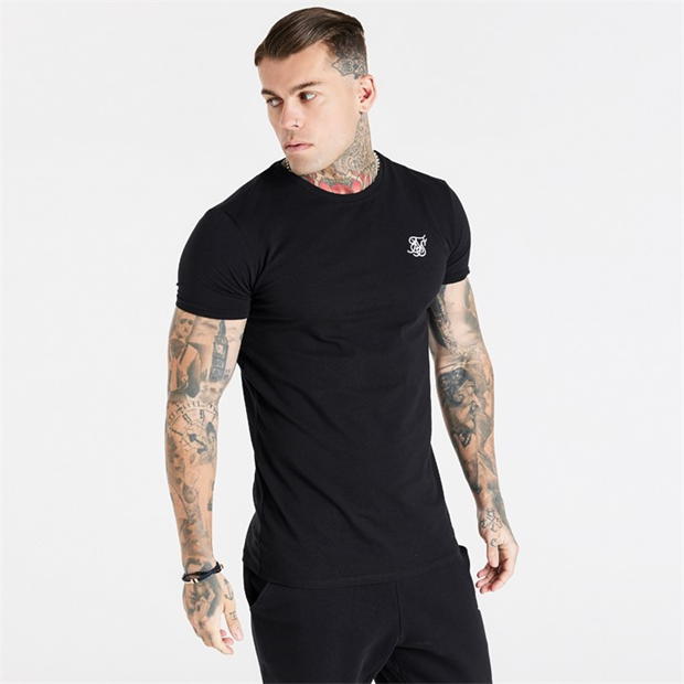 SikSilk Muscle Fit T-Shirt Mens