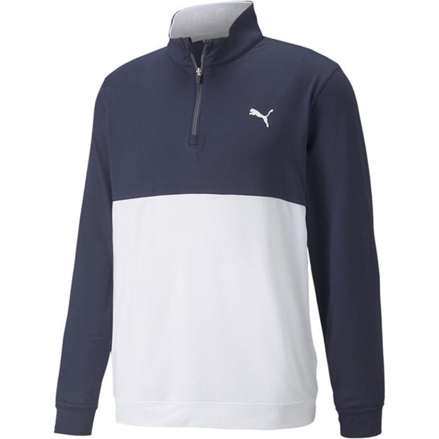 Puma Gamer Colorblock quarter Zip Fleece Mens