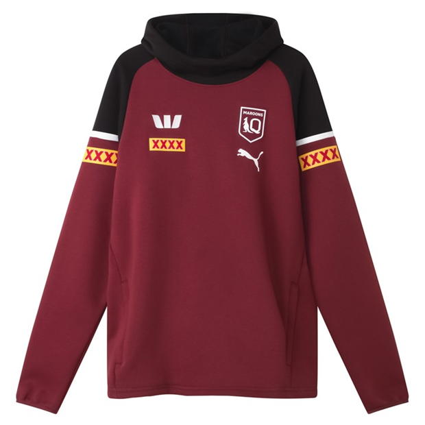 Puma Queensland Maroons 2024 Hoodie Adults