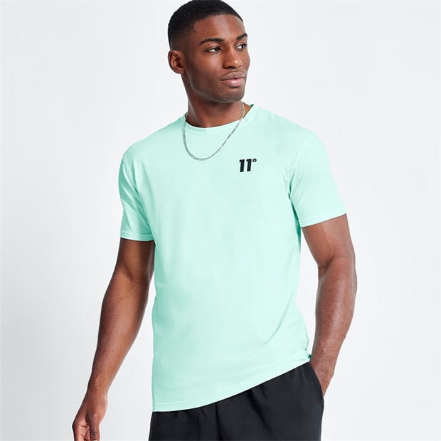 11 Degrees Core Muscle Fit T-Shirt - Glacier Green