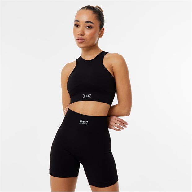 Everlast Seamless High Neck Sports Bra Womens