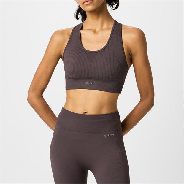 USA Pro Crop Sports Bra