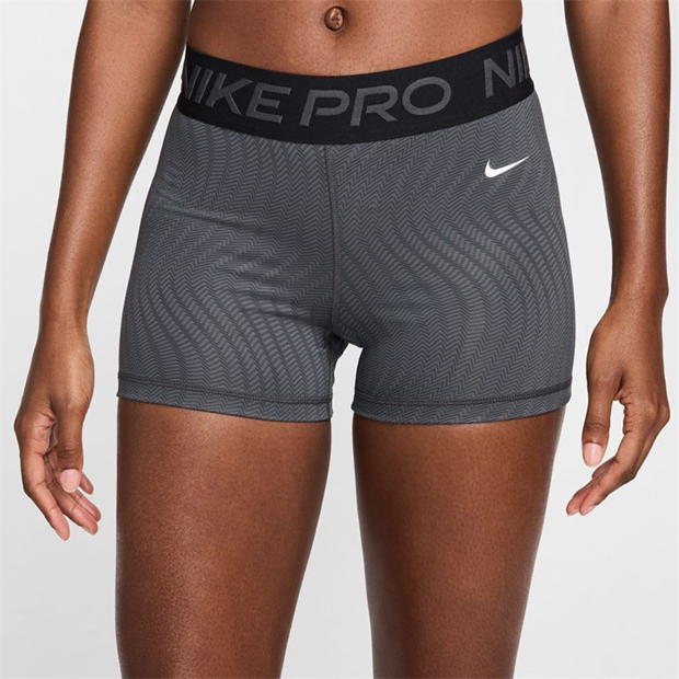Nike Pro Women's Dri-FIT Mid-Rise 3 Printed Shorts