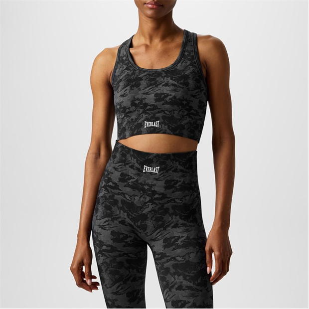 Everlast Camo Racerback Sports Bra Womens