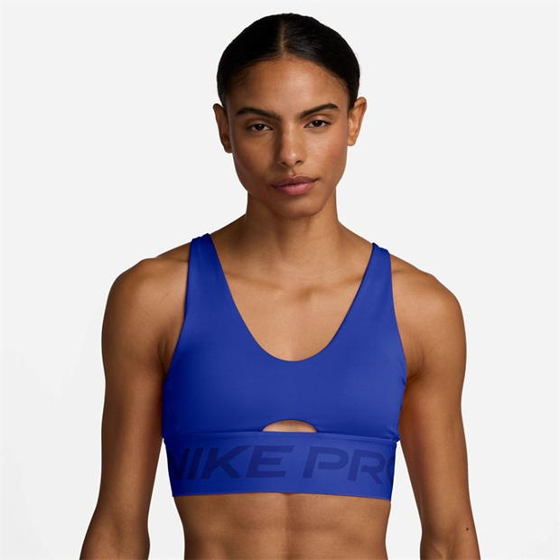 Nike Pro Indy Plunge Women'S Medium-Support Padded Sports Bra Medium Impact Womens