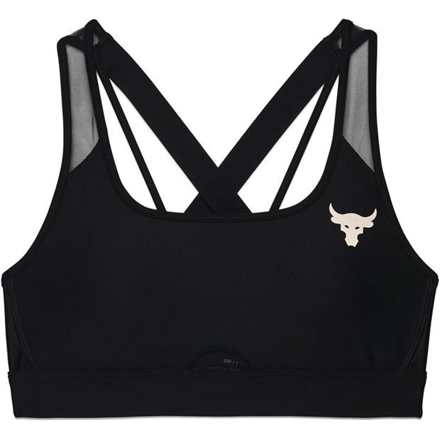 Under Armour Project Rock Crossback Sports Bra Womens