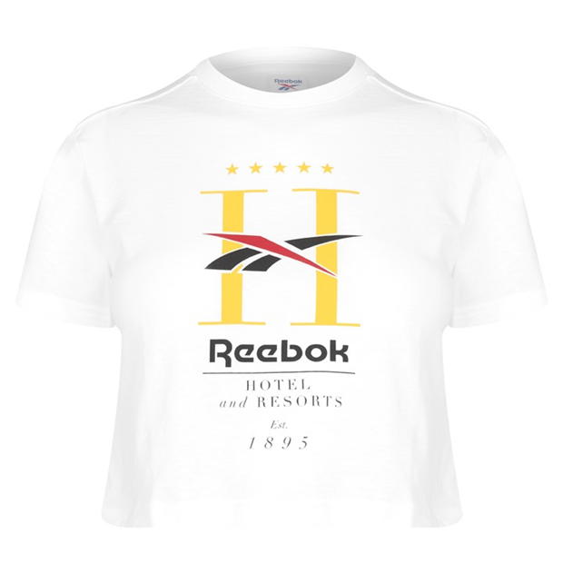 Reebok Hotel Cropped T Shirt Womens