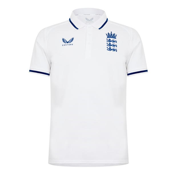 Castore England Cricket SS Polo Shirt