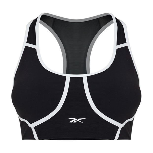 Reebok Lux Racer Colorblocked Padded Bra Womens Medium Impact Sports