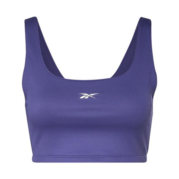 Reebok Workout Ready Rib Bralette Womens Low Impact Sports Bra