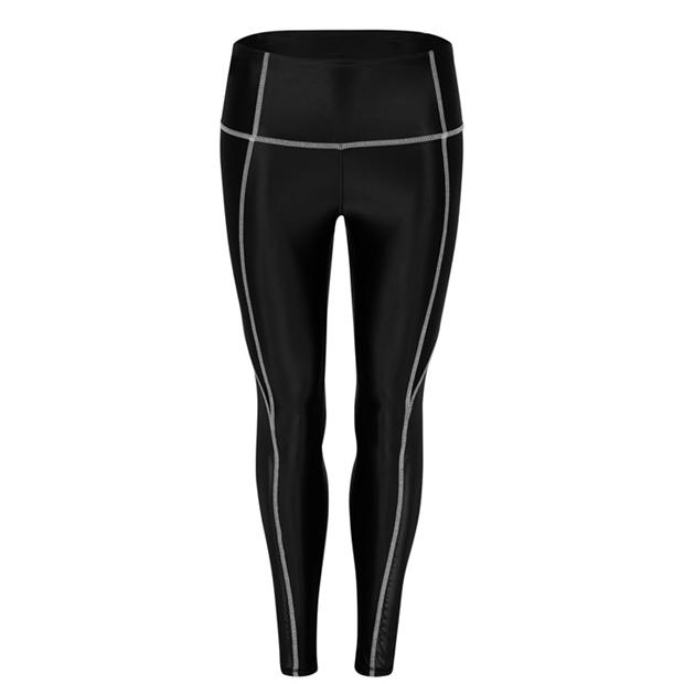 Reebok Studio Shiny Mesh Leggings Womens Gym Legging