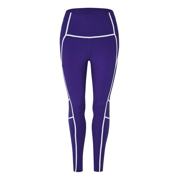 Reebok Lux High-Waisted Colorblock Leggings Womens Gym Legging