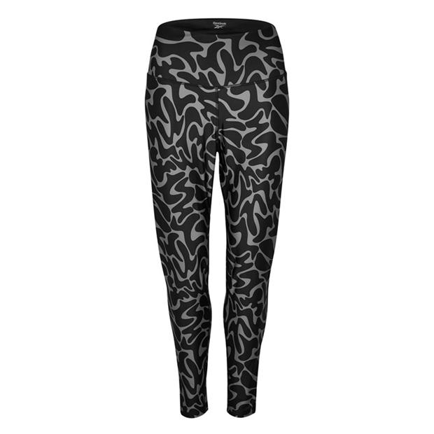 Reebok Workout Ready Printed Leggings Womens Gym Legging