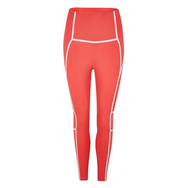 Reebok Lux High-Waisted Colorblock Leggings Womens Gym Legging