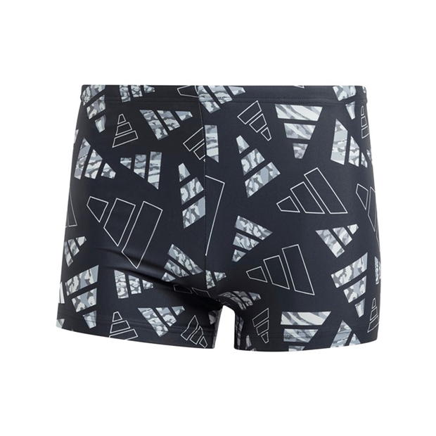 adidas Logo Graphic Swim Boxers Mens