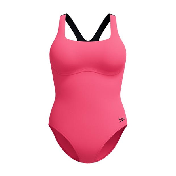 Speedo Womens Flex Band Swimsuit with Built in Swim Bra