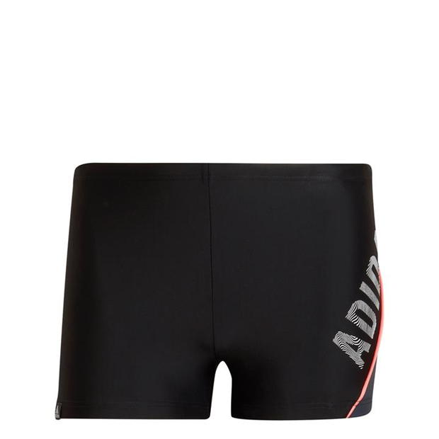 adidas Wording Swim Boxers Mens