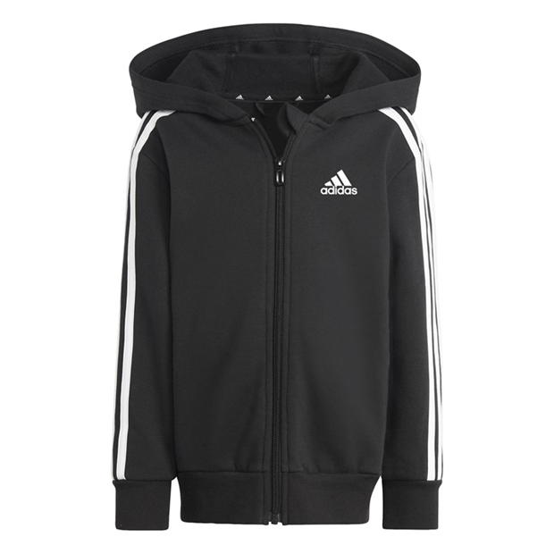 adidas Essentials 3-Stripes Zip Hooded Jacket