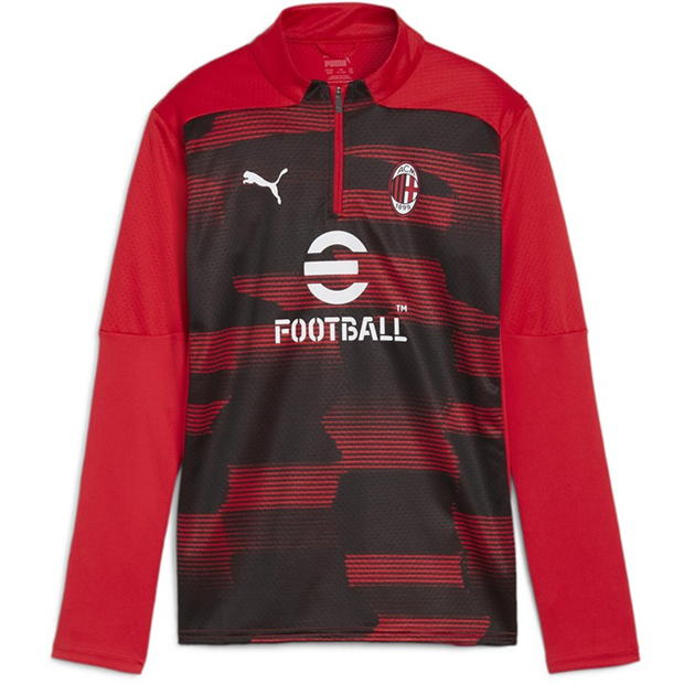 Puma AC Milan Pre Match Quarter Zip Top 2024 2025 Juniors