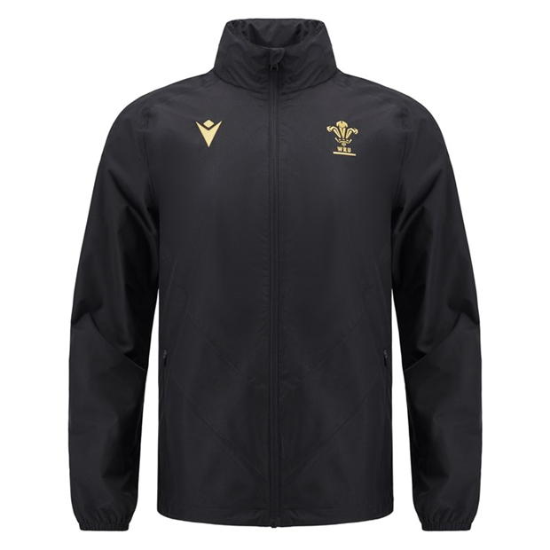 Macron Welsh Rugby Union Waterproof Jacket 2024 Adults