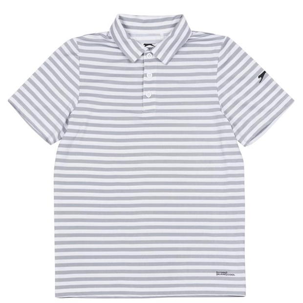 Slazenger Stripe Polo Shirt Junior
