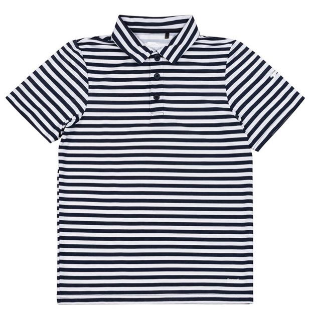 Slazenger Stripe Polo Shirt Junior Girls