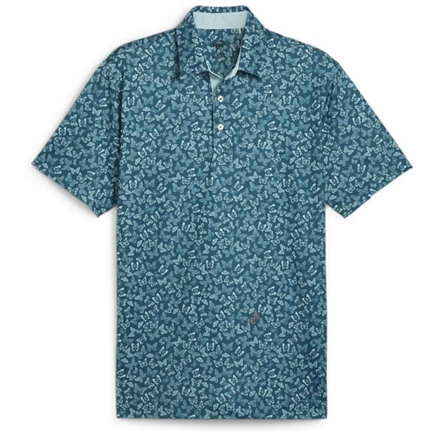 Puma Cloudspun Butterfly Polo Shirt Mens