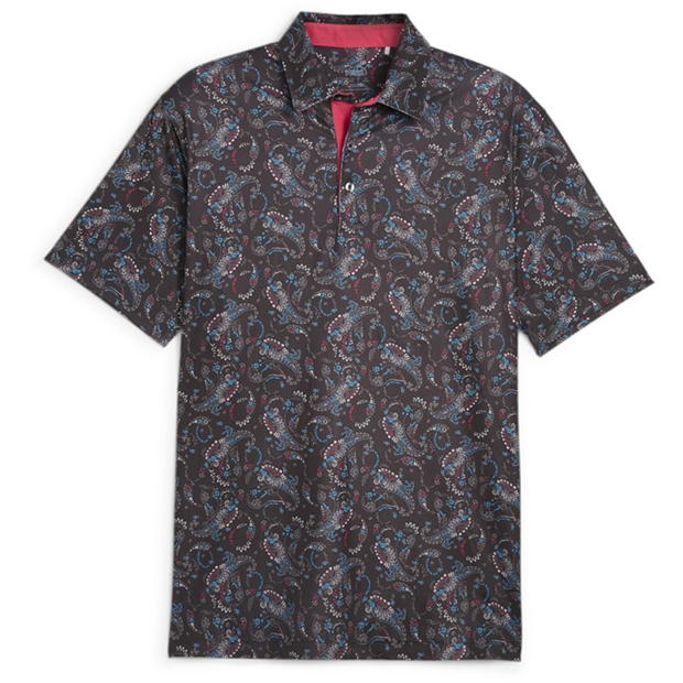 Puma Cloudspun Paisley Polo Shirt Mens