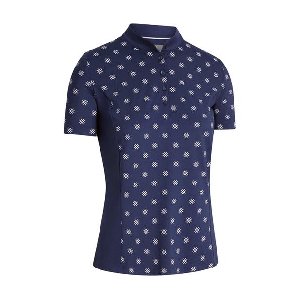 Callaway Print Polo Shirt Womens