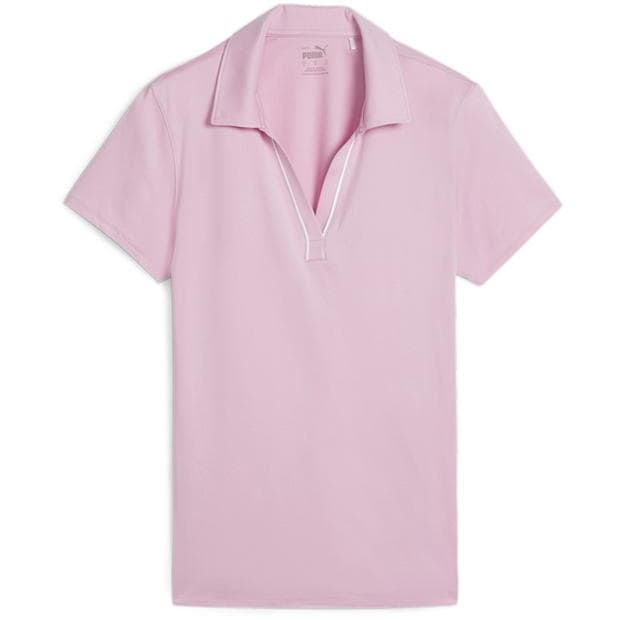 Puma W Cloudspun Piped Ss Polo Shirt Womens