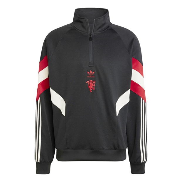 adidas Manchester United Originals Half-Zip Sweatshirt Adults